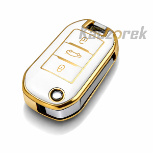 Etui TPU 165 - Citroen / Peugeot - białe